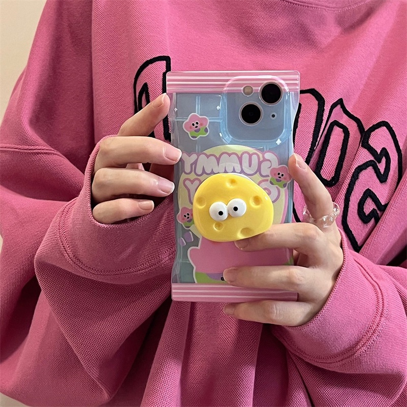 Soft Case Silikon Motif Kartun Warna Permen Untuk iPhone 14 13 12 11 Pro Max X Xr Xs Max 8 7 6 6s Plus SE