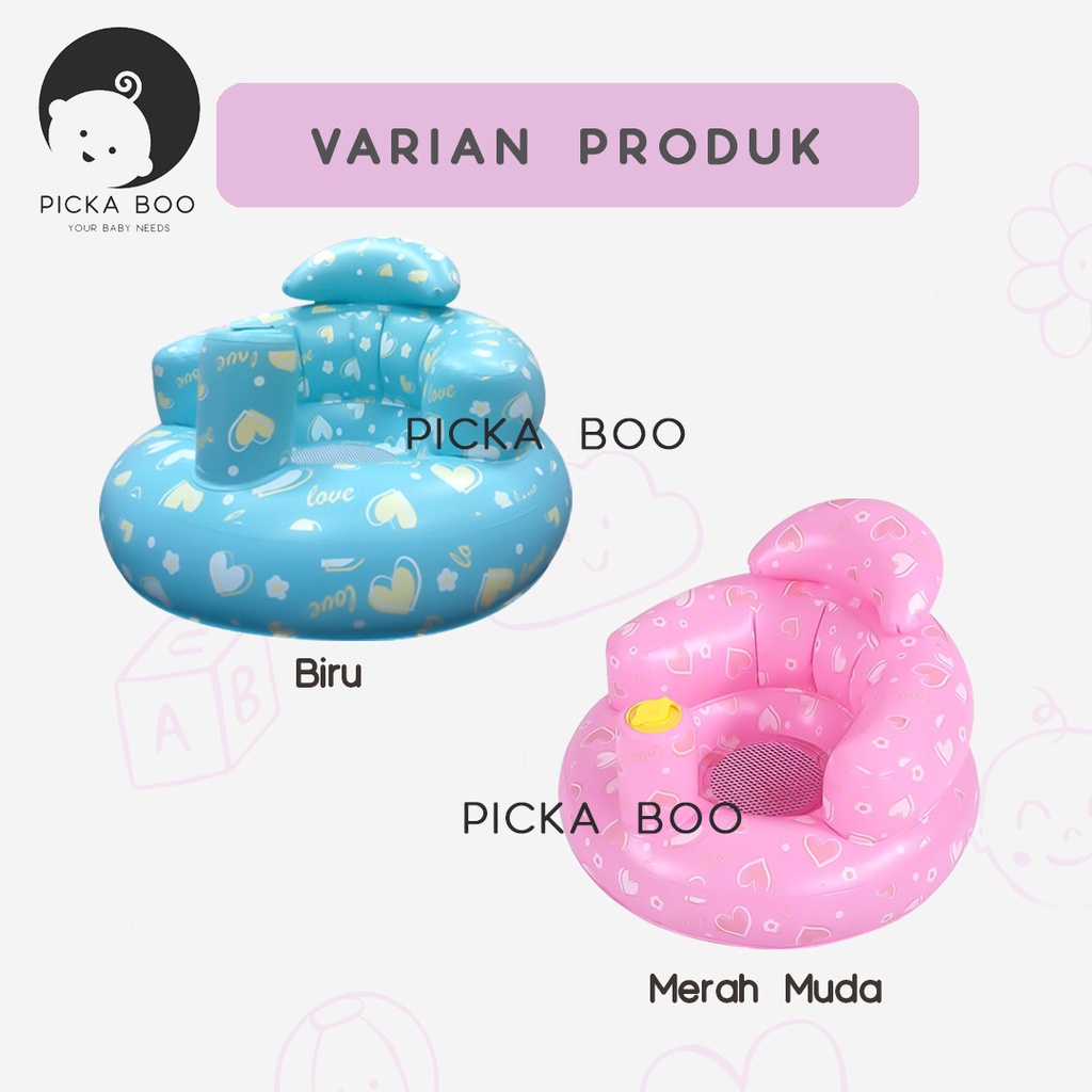 PICKA BOO Kursi Sofa Bayi Empuk Tidak Mudah Bocor Sudah Ada Pompa
