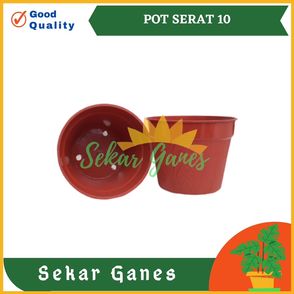 Pot Bunga 10 Cm Merah Bata Coklat Bata Pot Tanam Hias Ukuran Mirip Pot Tawon 10CM Pot 10cm Hidroponik Warna Murah