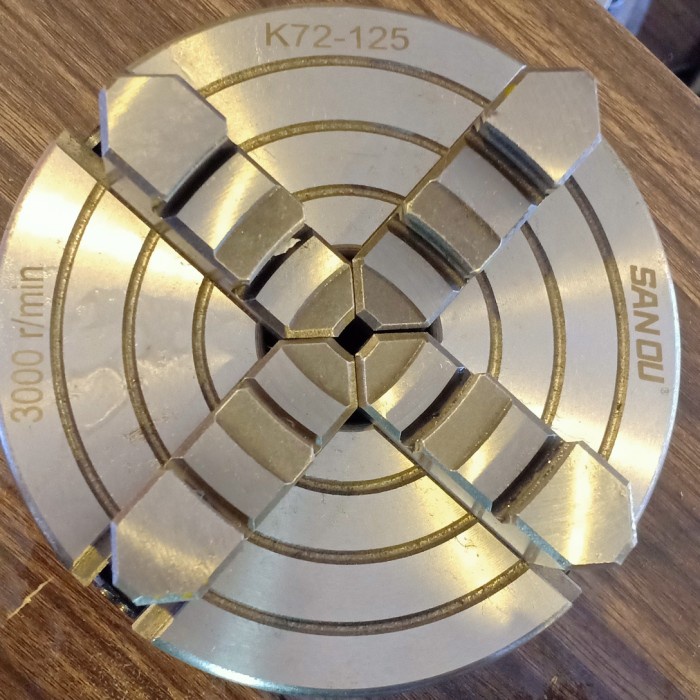 Chuck Bubut 5 Inch 4 Jaw