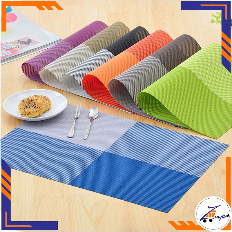 Tatakan Piring 45 x 30cm Elegan PVC / Table Mat