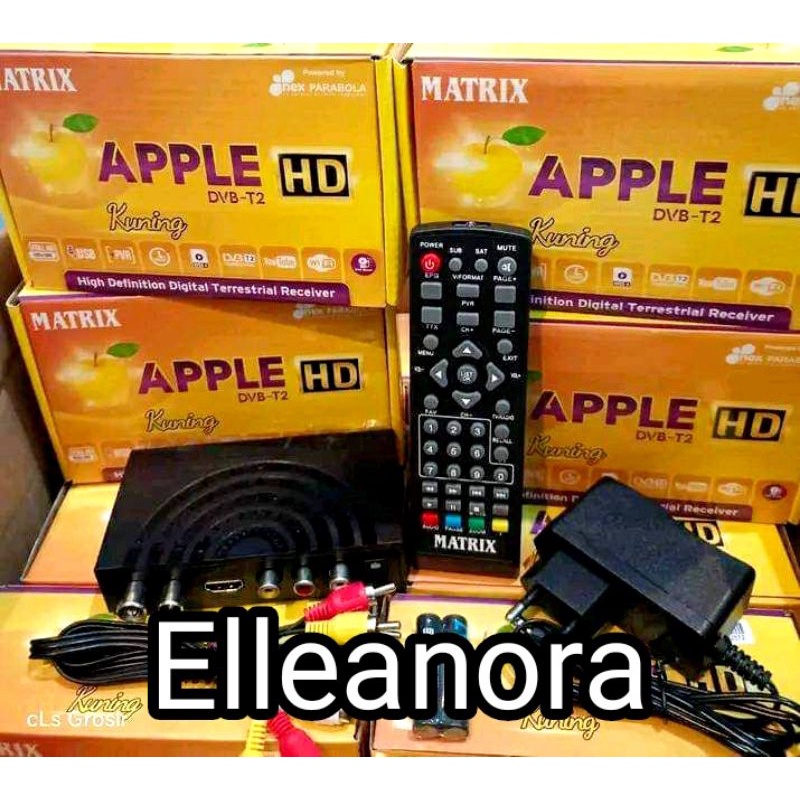 Set Top Box Matrix Apple HD DVB-T2 Receiver TV Digital