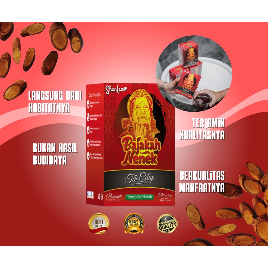 

TEH CELUP BAJAKAH TAMPALA SUPER RED PREMIUM BOX KWALITAS INTERNASIONAL