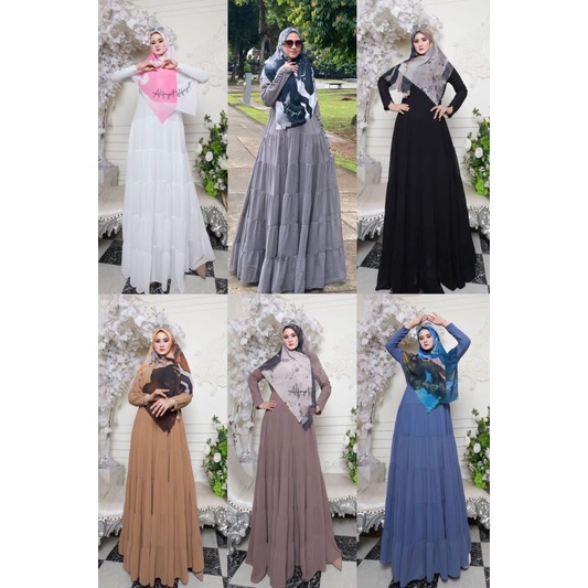 Set Khimar Segi Empat by Alfayet Syari