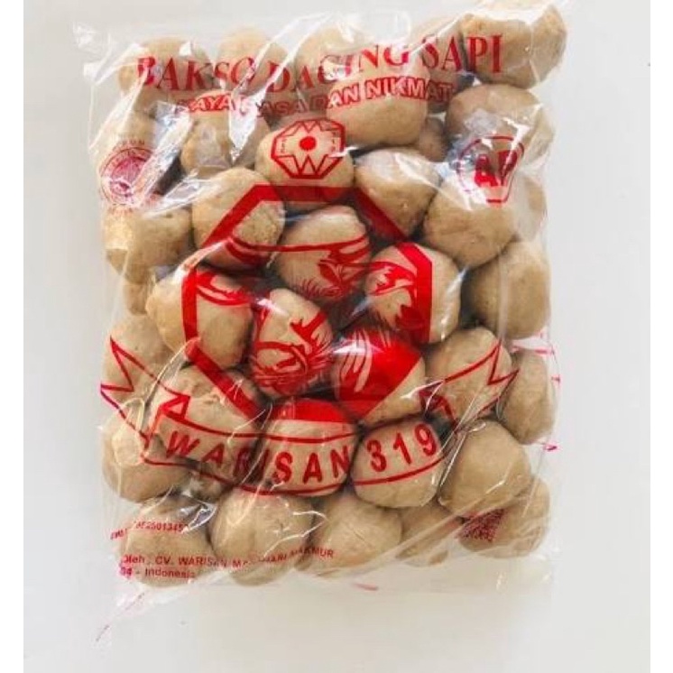 

BAKSO DAGING SAPI WARISAN 319 AB ISI 50 PCS / PACK