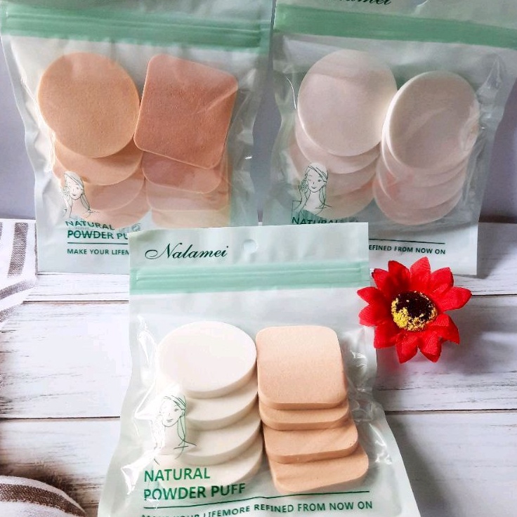 Spons Bedak Isi 8 Pcs | 1 Pack Isi 8 Pcs Spon Bedak