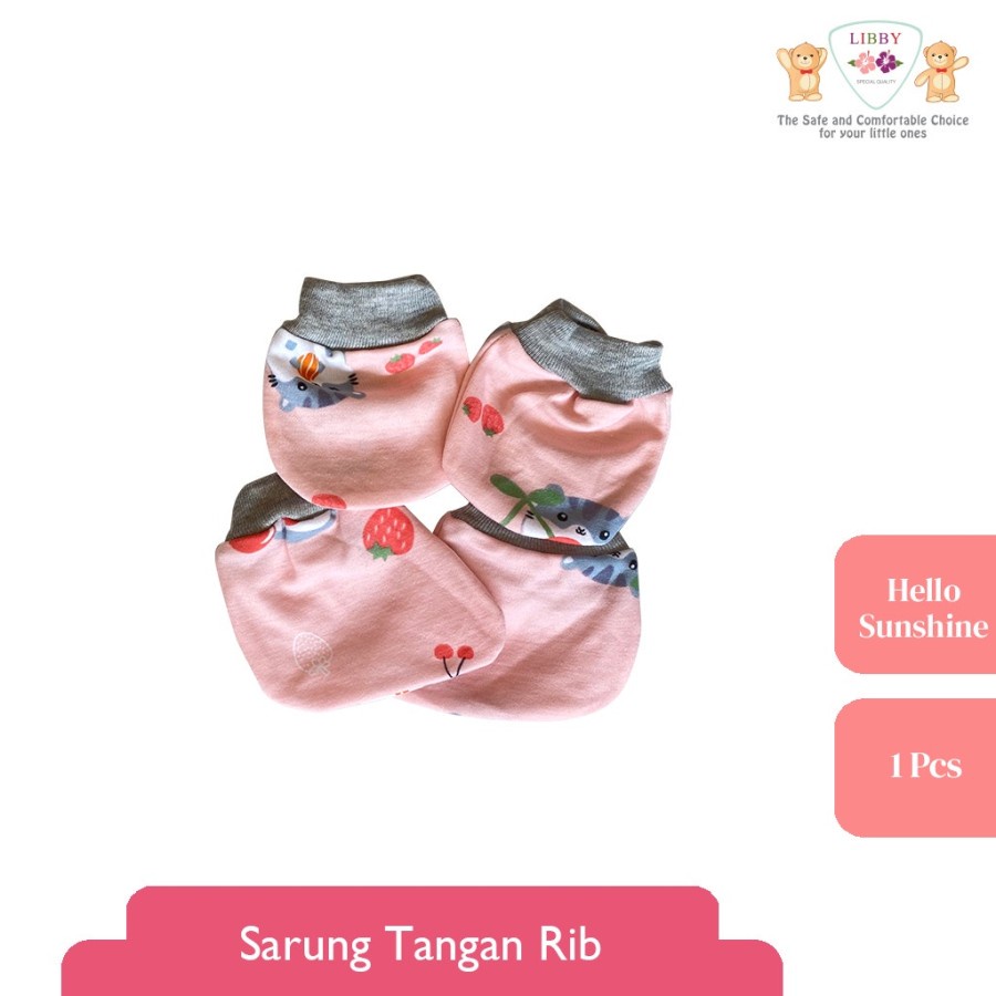 LIBBY SARUNG TANGAN &amp; KAKI MOTIF HELLO SUNSHINE