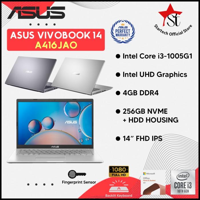 Asus A416Jao I3 1005G1 4Gb 256Ssd W11+Ohs 14.0Fhd