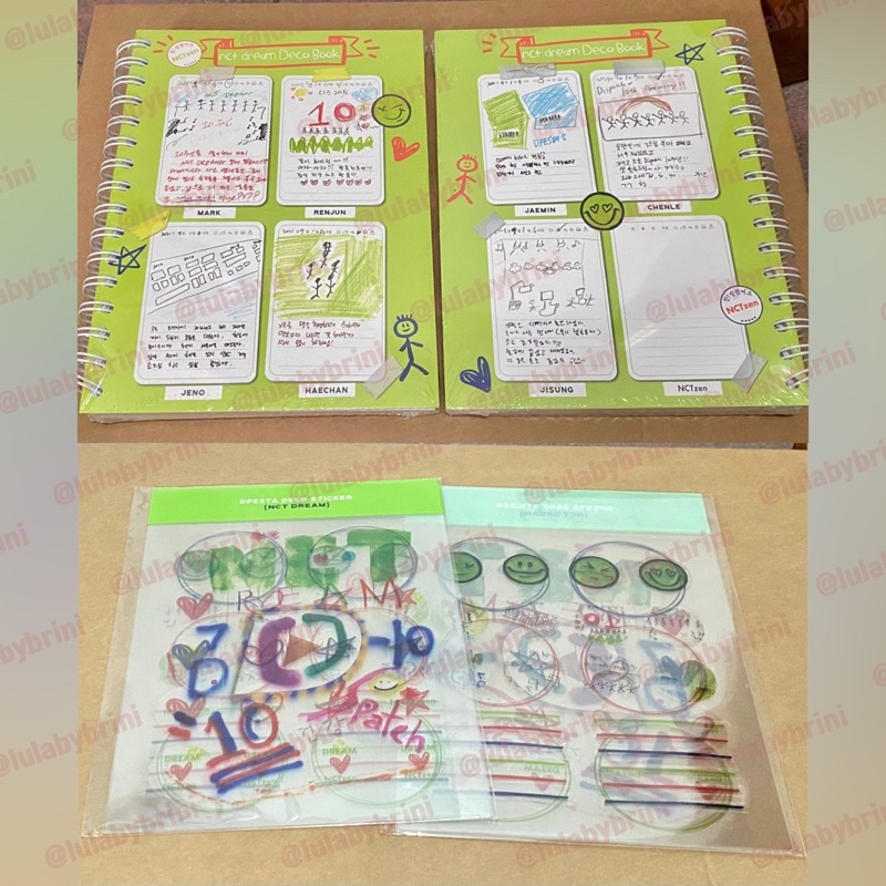 [Baca Deskripsi] Deco Book Deco Sticker DICON DFESTA NCT DREAM