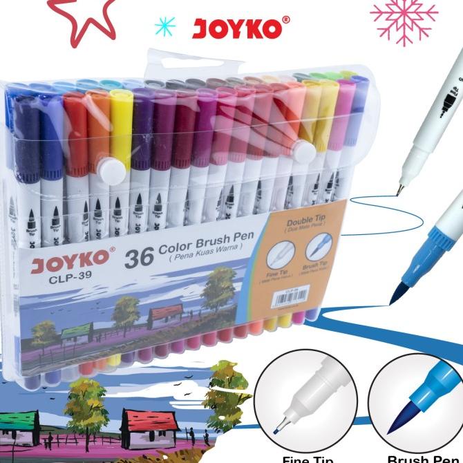 

Sale Color Brush Pen Pena Kuas Warna Joyko CLP-39 36 Warna Color /ALAT TULIS AESTHETIC/ALAT TULIS SEKOLAH/ALAT TULIS SET/ALAT TULIS LENGKAP/ALAT TULIS ANAK/ALAT TULIS LUCU
