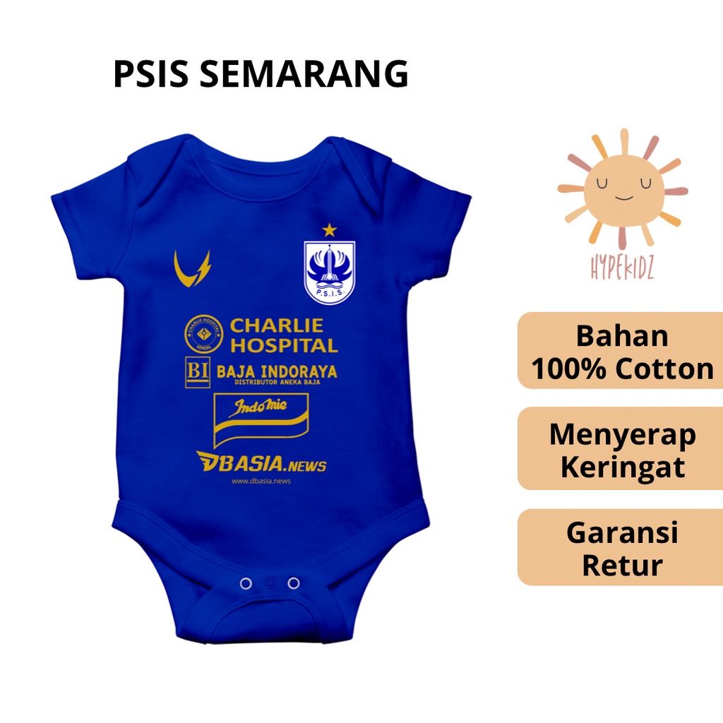 Baju romper jumper jumpsuit jersey bola bayi hadiah lahiran newborn 0 6 bulan laki-laki perempuan So