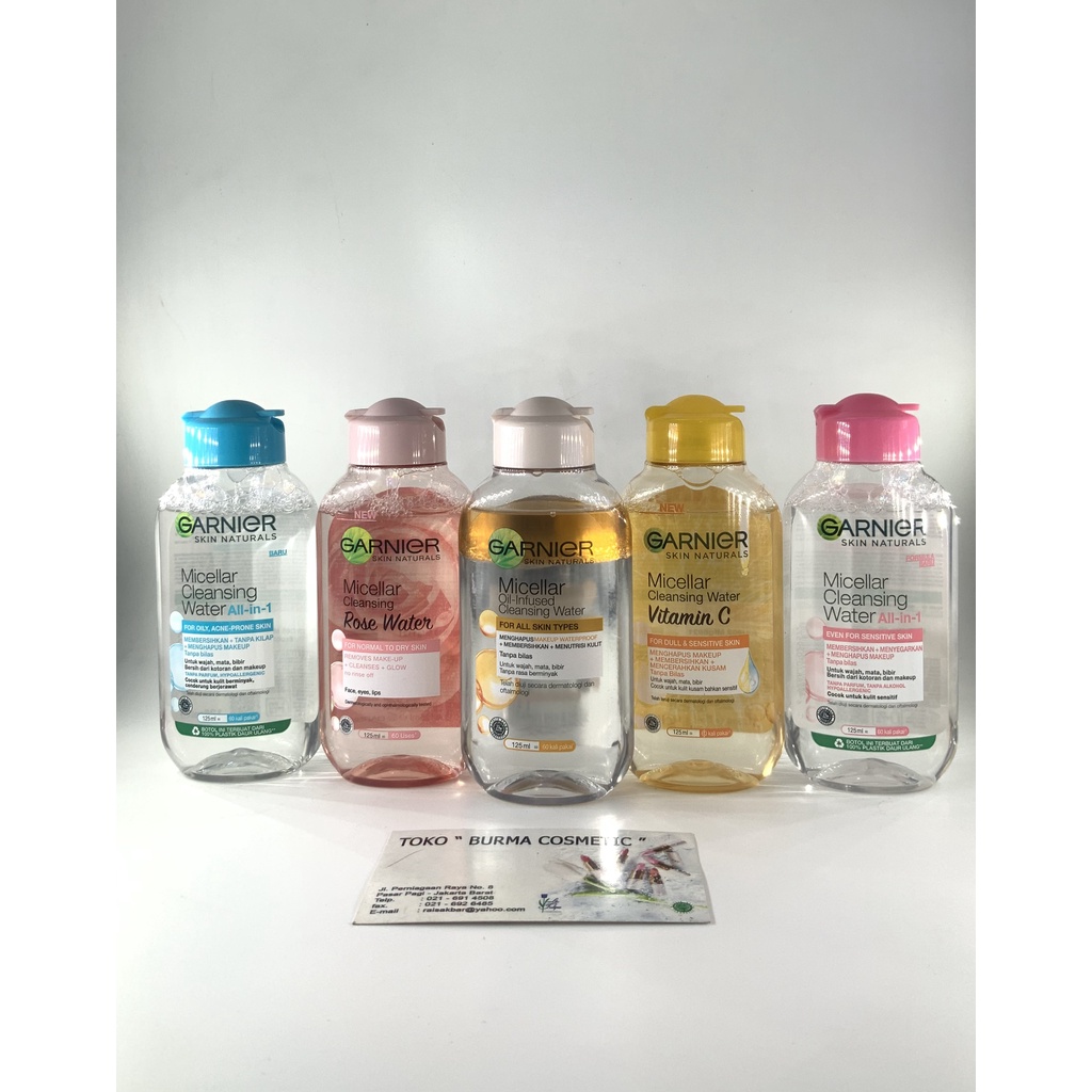 GARNIER MICELLAR CLEANSING WATER 125 ML