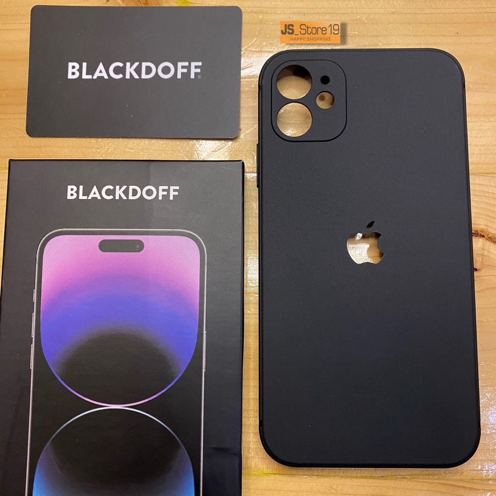 NEW CASE IPHONE 11 MODEL 14 CUT APPLE LOGO SOFTCASE IPHONE 11 PRO / 11 PRO MAX / ORIGINAL BLACKDOFF 