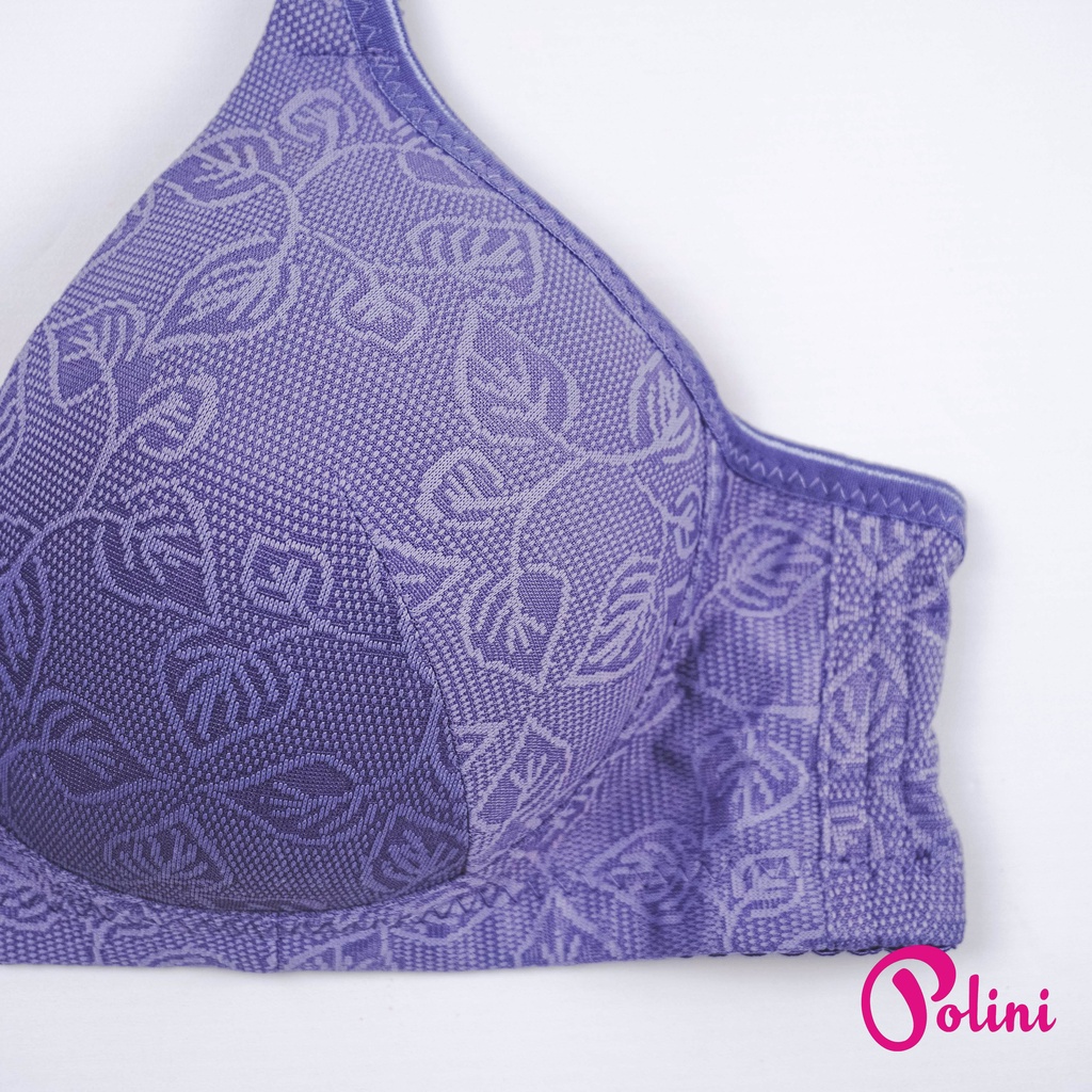 BEE - Bh Wanita Push Up Tanpa Kawat Bh Motif Pakaian Dalam Bra Polini G649