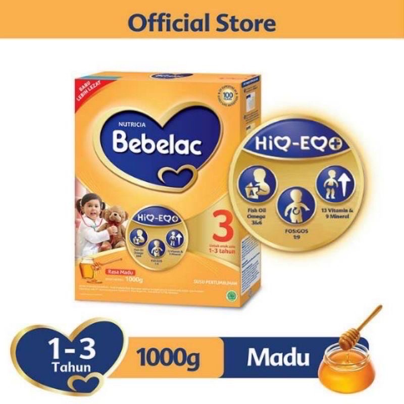 bebelac 3 madu 1000gr
