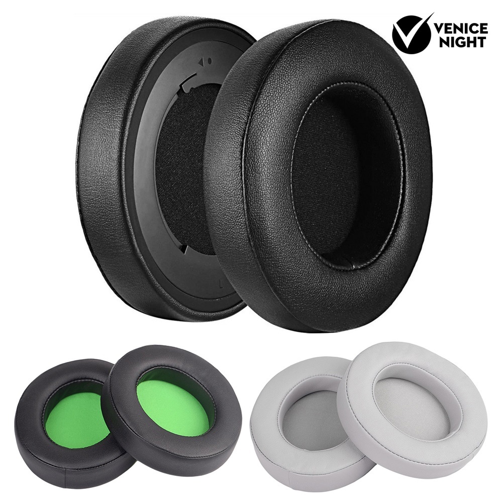 (VNEP) (Berkabel) 2Pcs Bantalan Telinga Lembut Bantalan Telinga Earmuff untuk Razer Kraken 7.1 V-2 Gaming Headphone