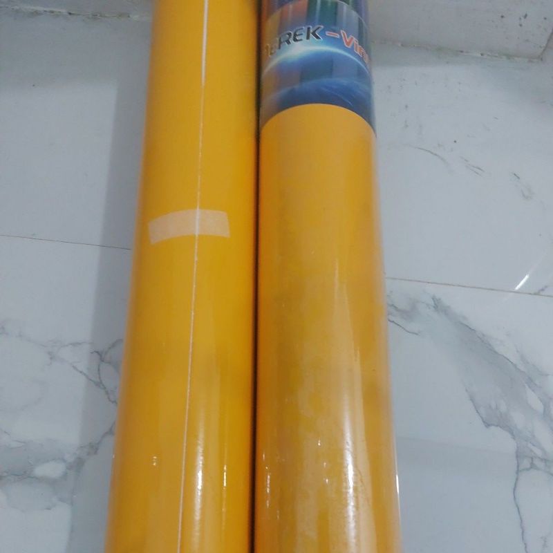 skotlet kuning tua glosy per roll