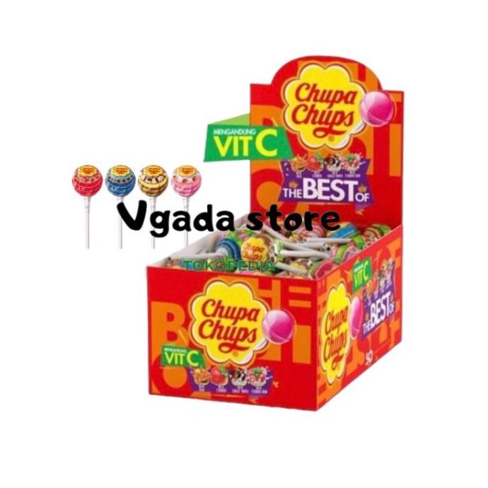 

BAYAR DITEMPAT Chupa Cups All Variant Permen Lolipop 1 Pack isi 50pcs /PERMEN LUNAK/PERMEN VIRAL/PERMEN MILO/PERMEN YUPI/PERMEN JADUL/PERMEN KARET