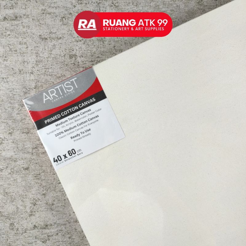 

Artist Canvas Cotton Canvas Series Kanvas Lukis Cotton Medium Texture Ukuran 40x60 cm