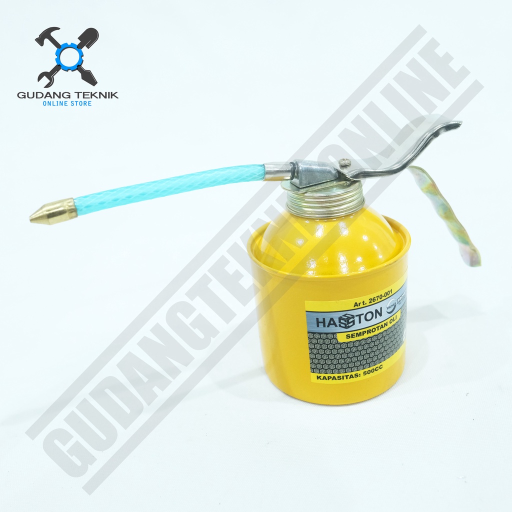 Alat Semprotan Pelumas Oli 350cc 500cc HASSTON PROHEX / High Pressure Fed Oil Can 350 500 Cc HASSTON PROHEX