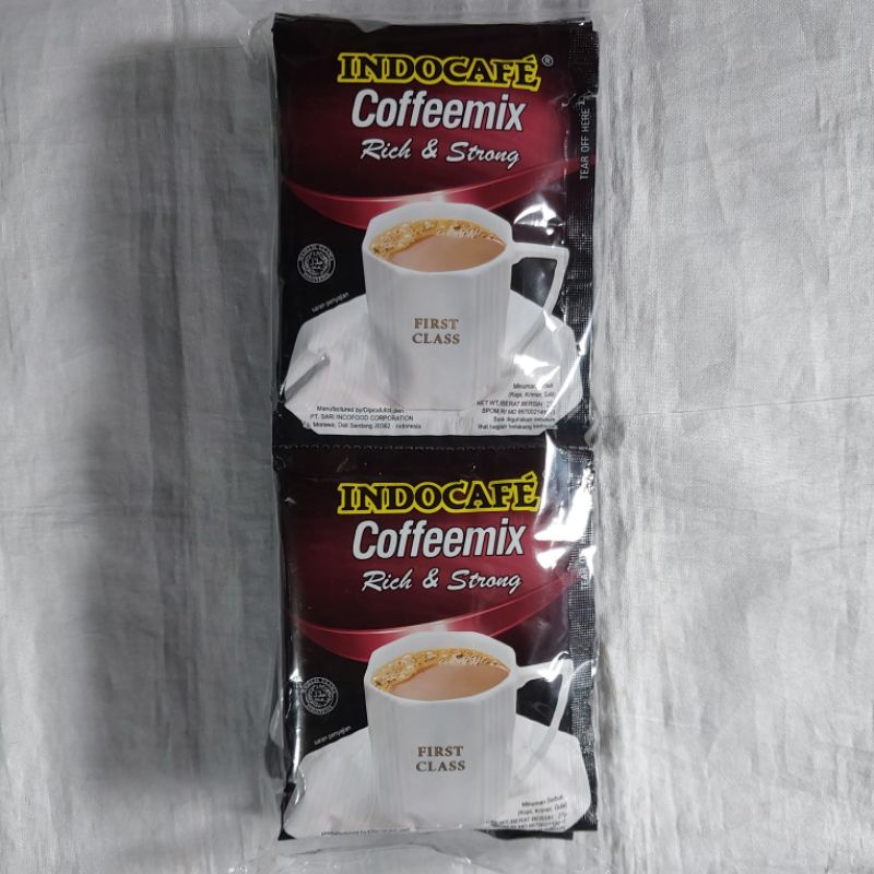 

INDOCAFE COFFEMIX RICH & STRONG (1 renteng isi 10 pcs)