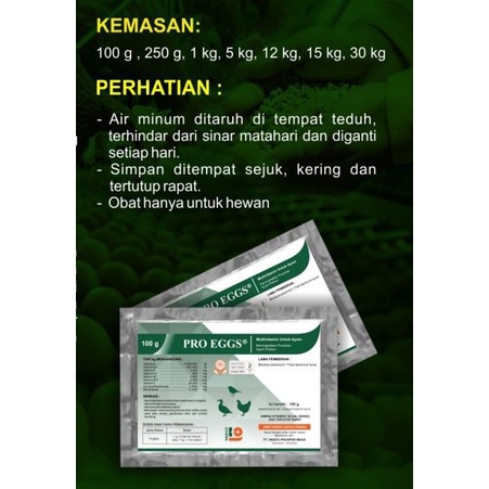 Vitamin Peningkat produksi telur Kualitas telur ayam unggas cegah stres Perbaikan mutu pakan Mencega