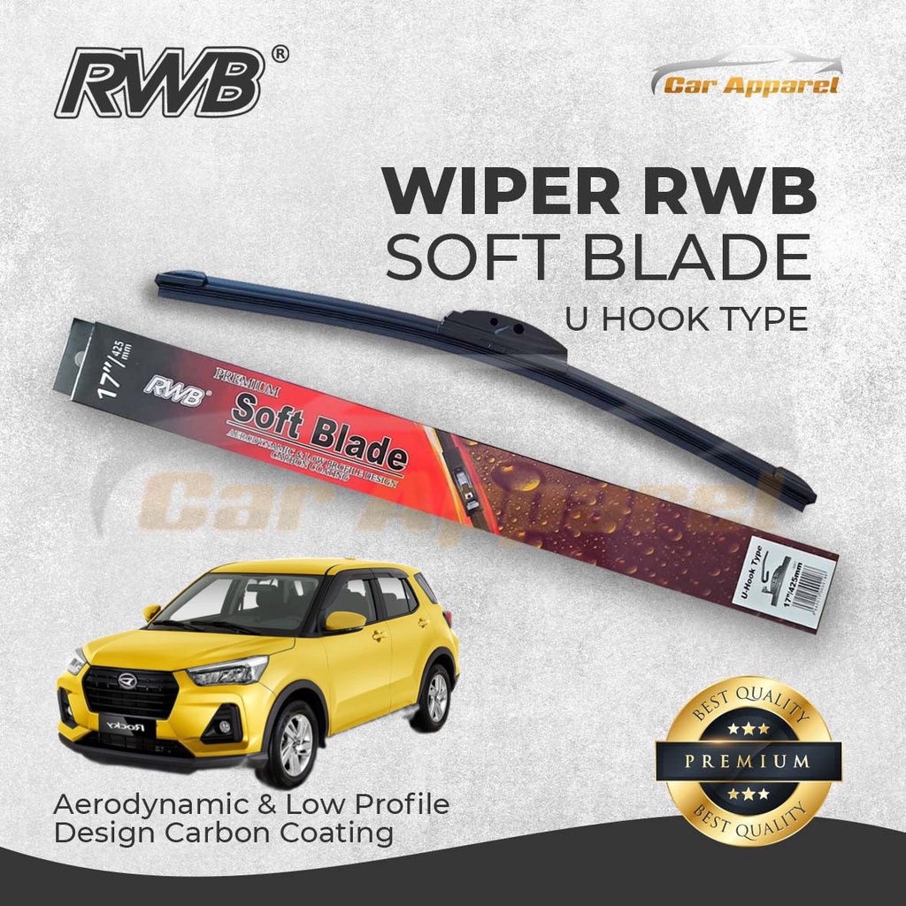 Wiper RWB Soft Daihatsu Rocky Hybrid / Windshield Daihatsu Rocky