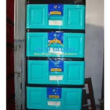 

Lemari Plastik Napolly 4 Susun Laci HIJAU TOSCA stock ready