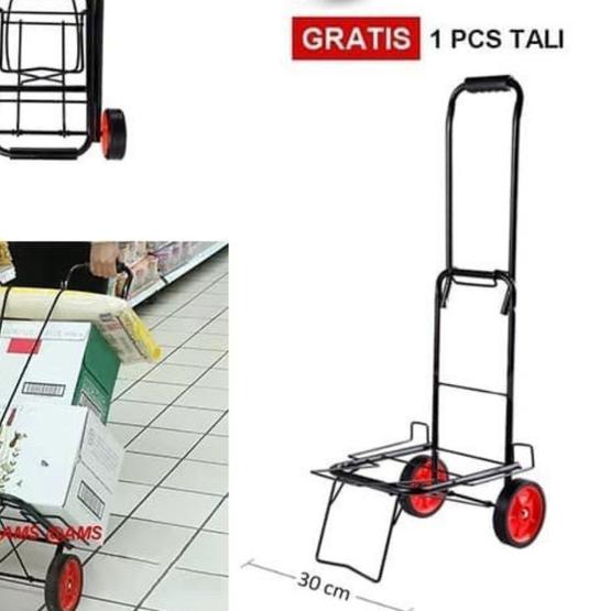 Troli Alat Angkut Barang Galon Gas Kardus Tabung Oksigen Lipat Trolley