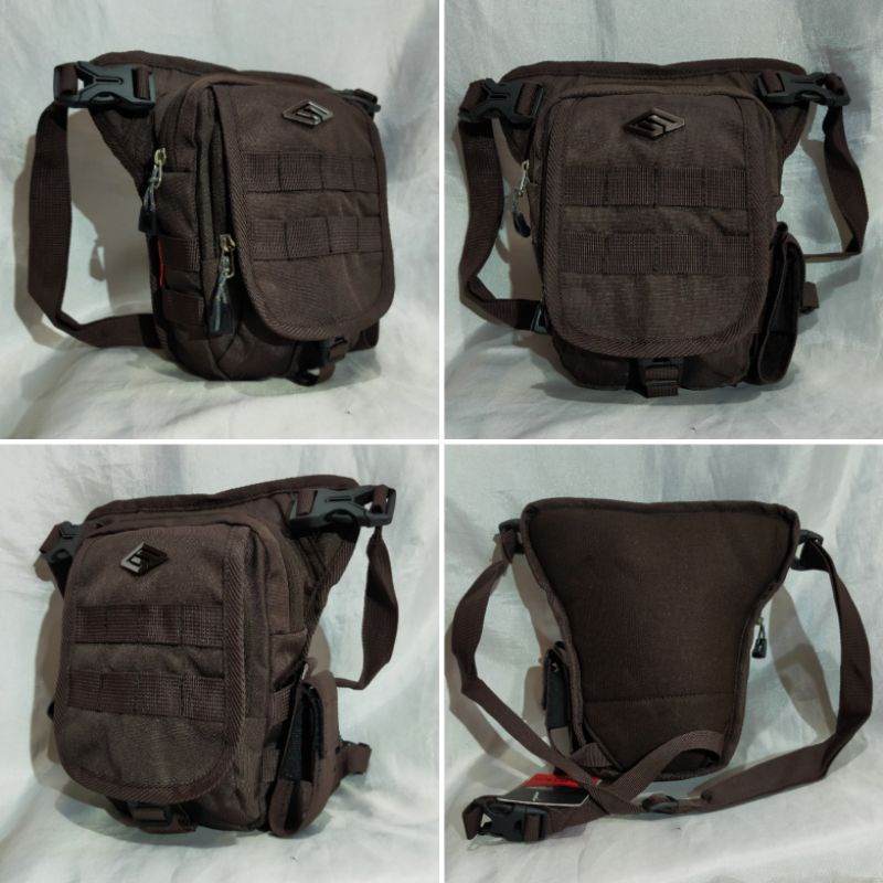 Tas paha - pinggang - selempang - hip bag - Blasted 43BL75 - 44BL13 - 44BL07 original black grey