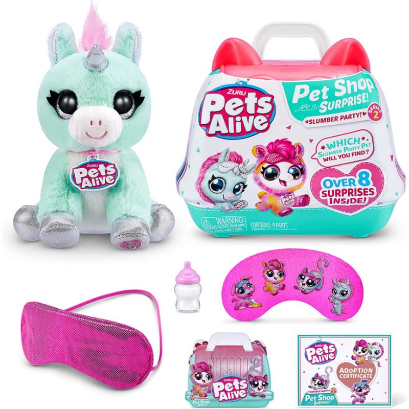 Mainan anak Zuru pet shop surprise pet alive series 2 original