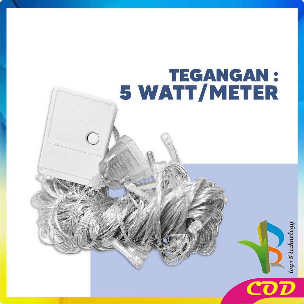 RB-C18 Tumblr Light LED 10 Mtr Packing Kotak Lampu Hias Tumblr Dekorasi Kamar Hiasan Natal