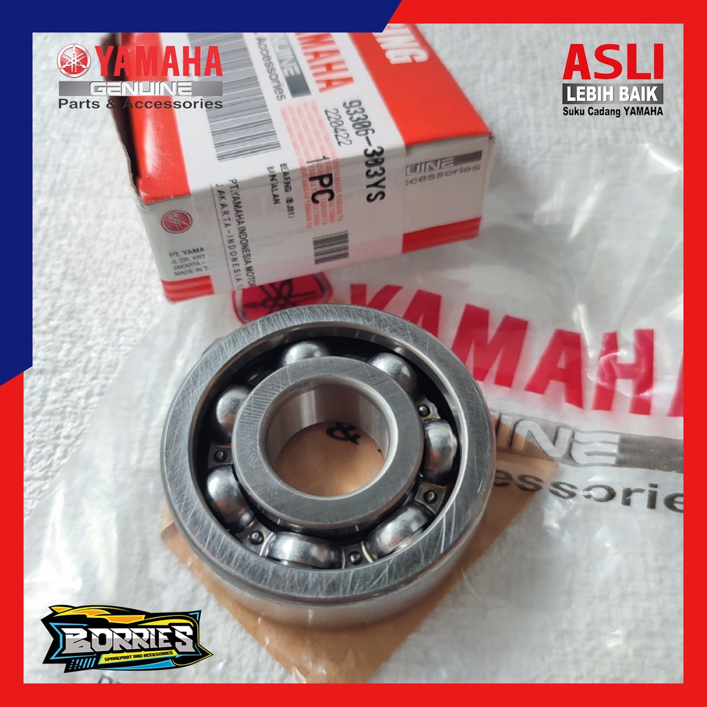 BEARING RASIO 6303 MIO M3 MIO Z SOUL GT 125 ASLI ORI YAMAHA 93306-303YS