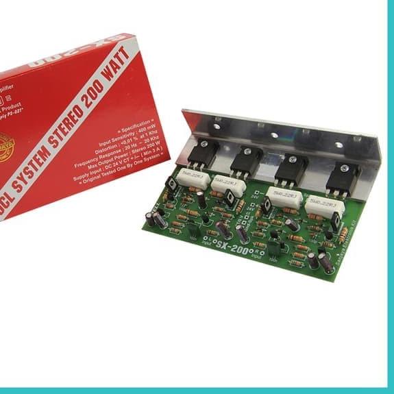 KIT POWER OCL STEREO SYSTEM 200W SX200 SX 200 SX-200 BELL BGR ASLI