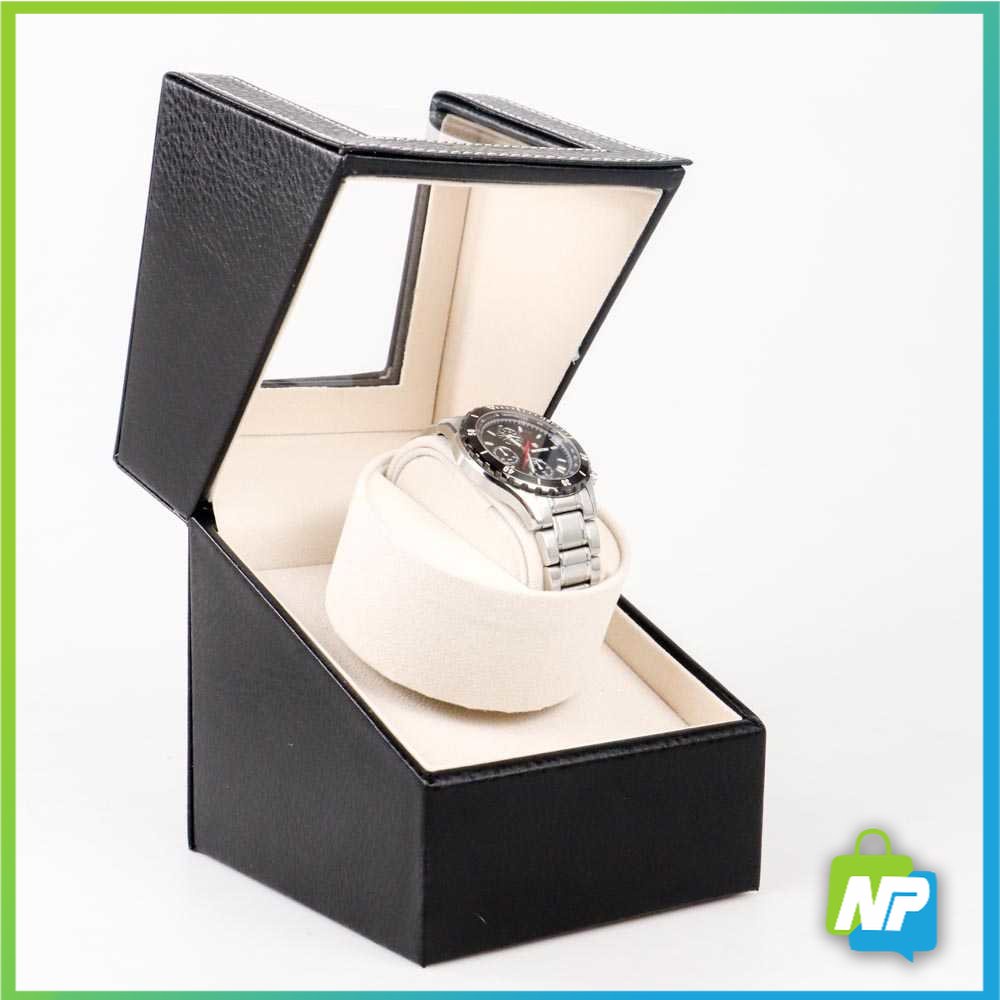 Kotak Dekorasi Display Jam Tangan Estetik Otomatis Berputar