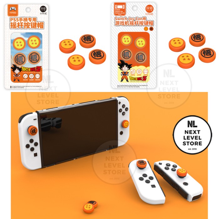 Analog Cap Dragonball IINE Nintendo Switch Joycon PS4 PS5 Thumb Cover