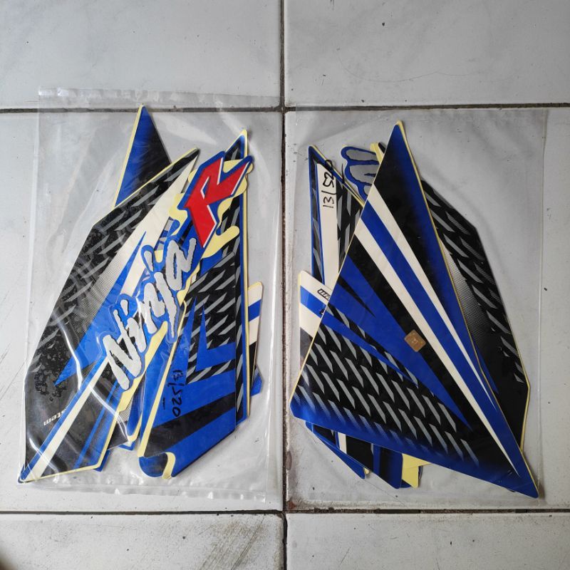 STRIPING STIKER LIST NINJA R TAHUN 2013 STIKER NINJA R 2013
