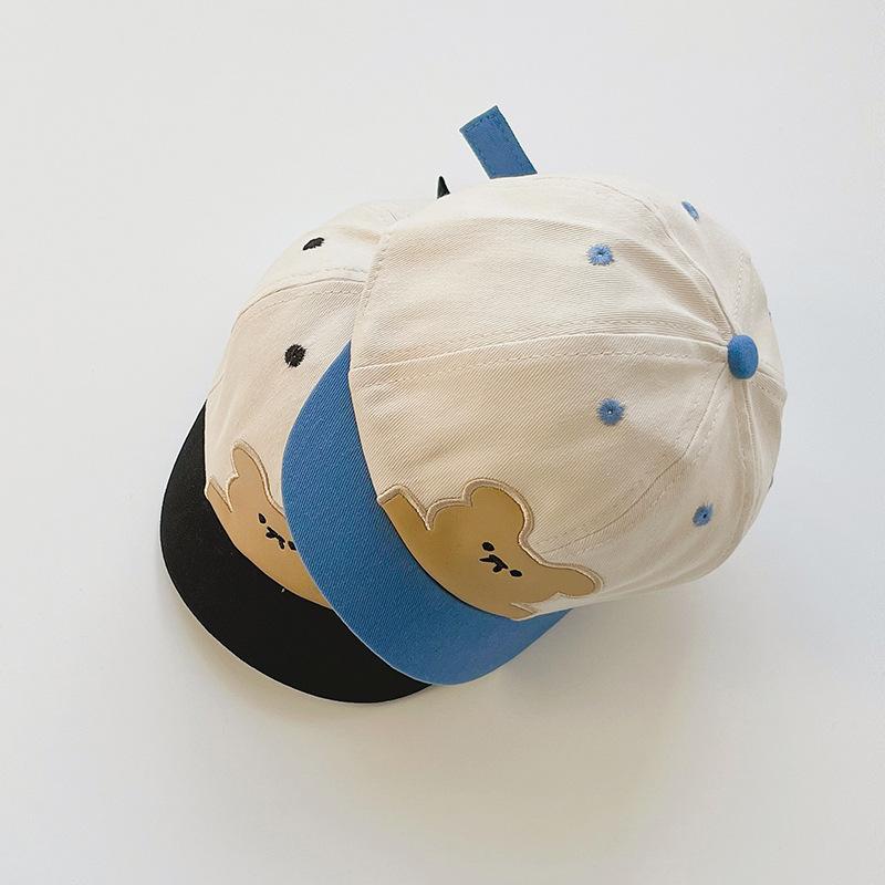 COD- Topi Baseball anak laki laki usia 1-4 tahun impor korea / topi premium impor korea Motif HUG BEAR