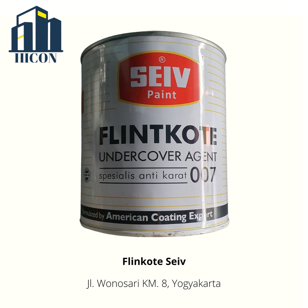 Cat Besi Mobil Anti Karat / Cat Waterproffing Beton Flinkote Seiv 1 Kg