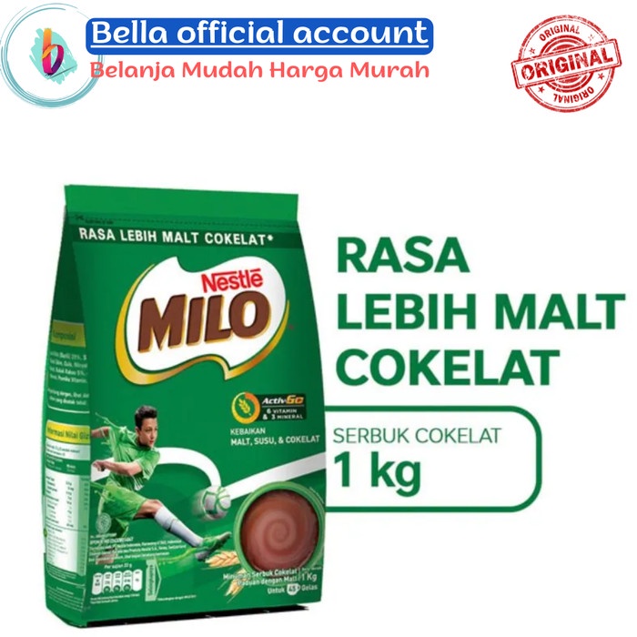 

MILO ACTIV-GO Susu Coklat Pouch 1 kg