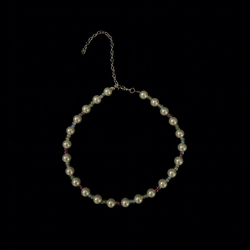 Small pearl barry necklace / choker mutiara