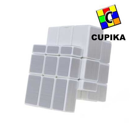 Rubik 3x3 Mirror Shengshou Legend SILVER WHITEBASE