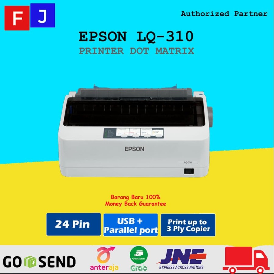 Jual Printer Epson Lq310 Lq 310 Dot Matrix Dotmatrix Printer Garansi Resmi Shopee Indonesia 2076