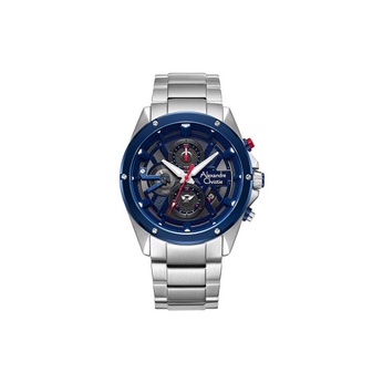 Jam Tangan Pria Alexandre Christie Chronograph AC 6620 MC BTUBARE Men Dual Tone Dial Stainless Steel