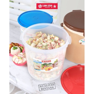 TOPLES JUMBO 12 LITER PLASTIK SEALWARE KELER KERUPUK 12 LTR WADAH SERBAGUNA BUNDAR LION STAR SW 82