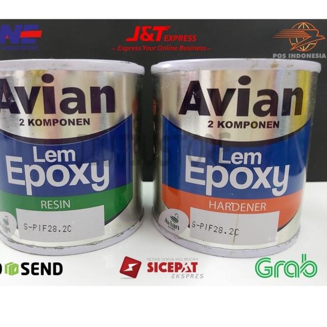 

LEM EPOXY AVIAN 2 KOMPONEN HARDENER dan RESIN