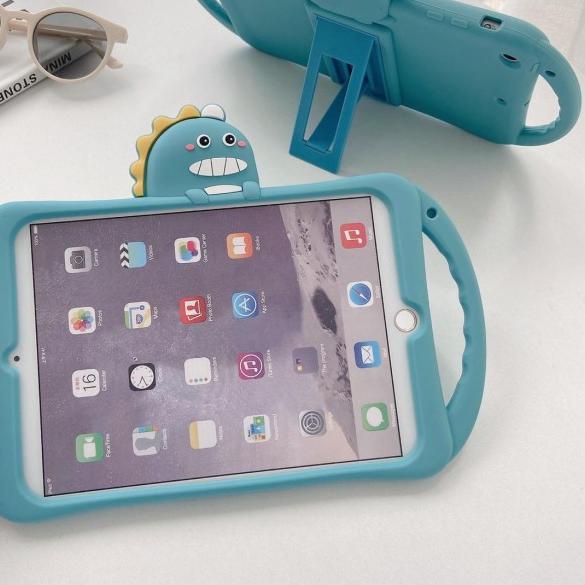 soft case silikon ipad mini 1 2 3 4 5 ipad 9.7" karakter anak lucu - MINI 4-5, DINO HANDLE
