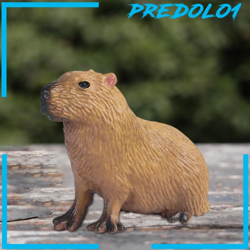 Predolo1 Mainan Action Figure Model Binatang Capybara Untuk Hadiah Ulang Tahun / Kantor