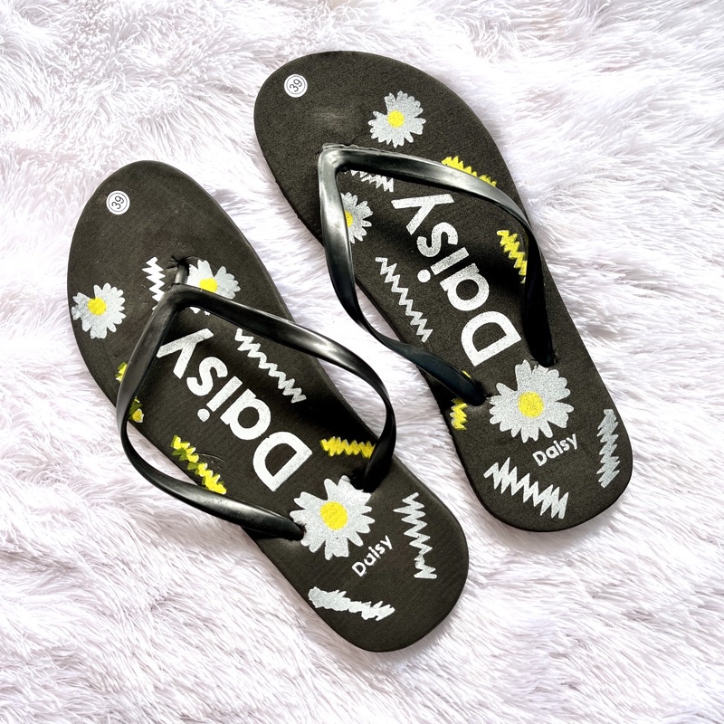 Sandal Jepit Wanita Daisy Bahan spon AR