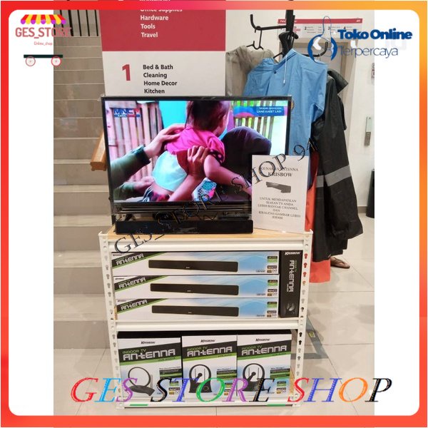 Krisbow Antena TV Indoor HD-300 Antena Tv Digital & analog antena dalam ruangan